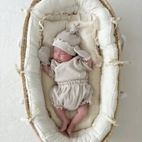 即納【peekaboo】Yes newborn set