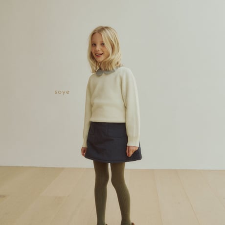 即納【soye kids】down pocket skirt