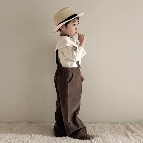 即納【soye kids】ripple wide pants