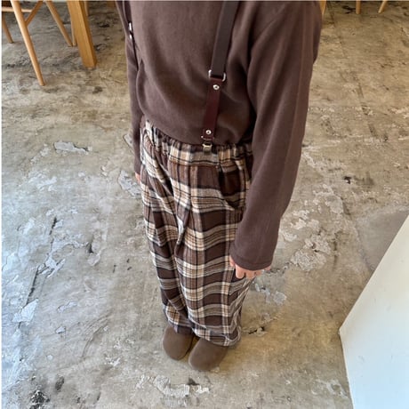 即納【Bailey】check slacks