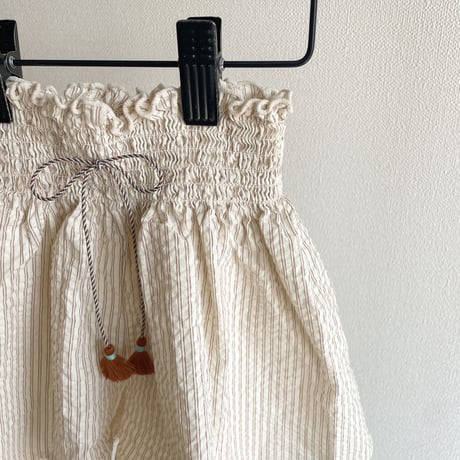 即納【mon Atelier】tassel pants