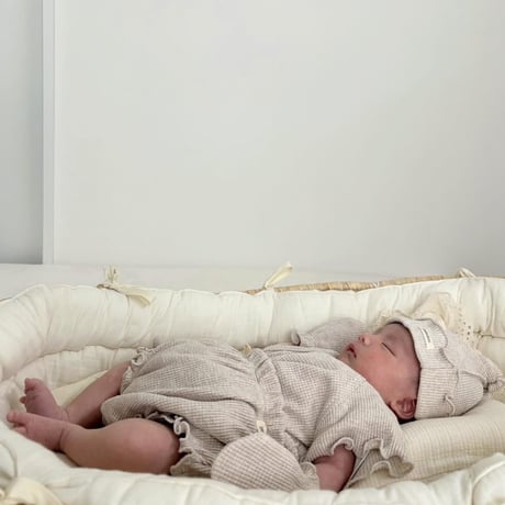 即納【peekaboo】Yes newborn set