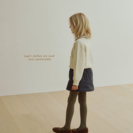 即納【soye kids】down pocket skirt