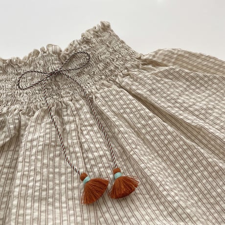 即納【mon Atelier】tassel pants