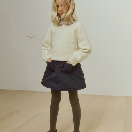 即納【soye kids】down pocket skirt