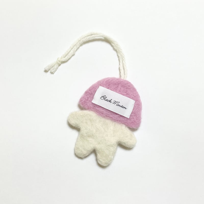 blackmouton felt > 羊毛フェルト人形 ヒゲ君 | blackmouton