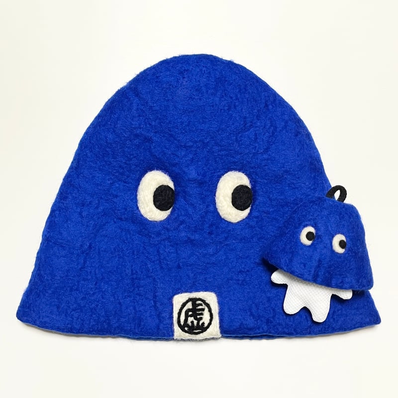 blackmouton felt > ミニハット付き 覆面サイズ フェルトサウナハット #