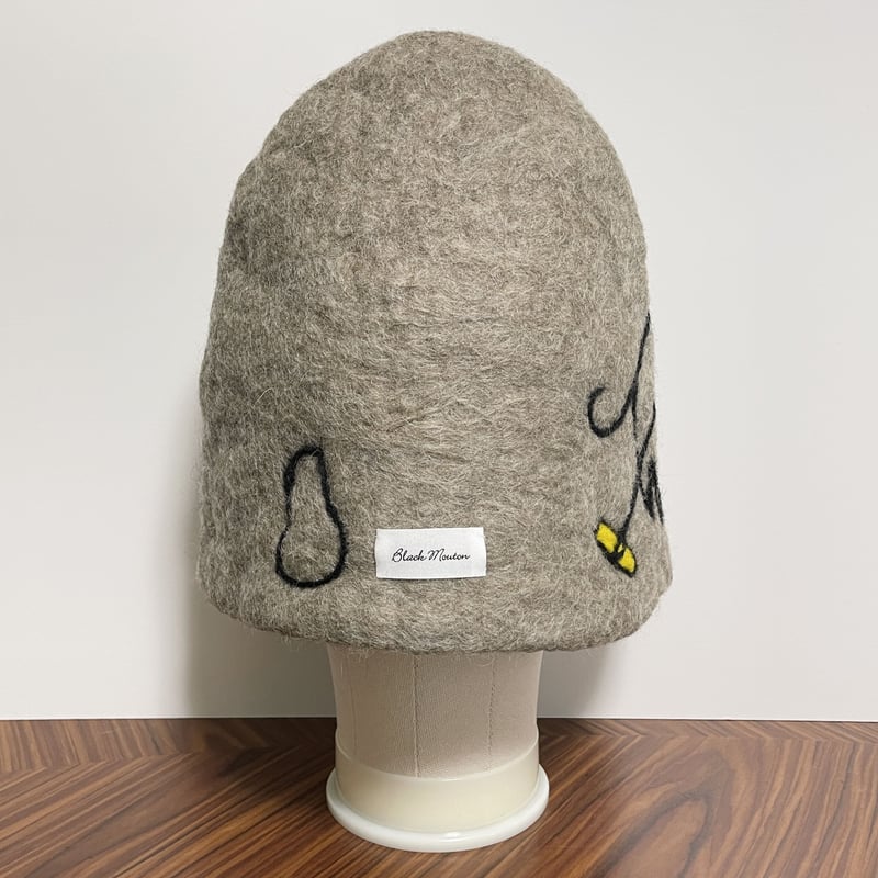 未使用】伊勢丹限定 ブラックムートン サウナハット 定価 17380