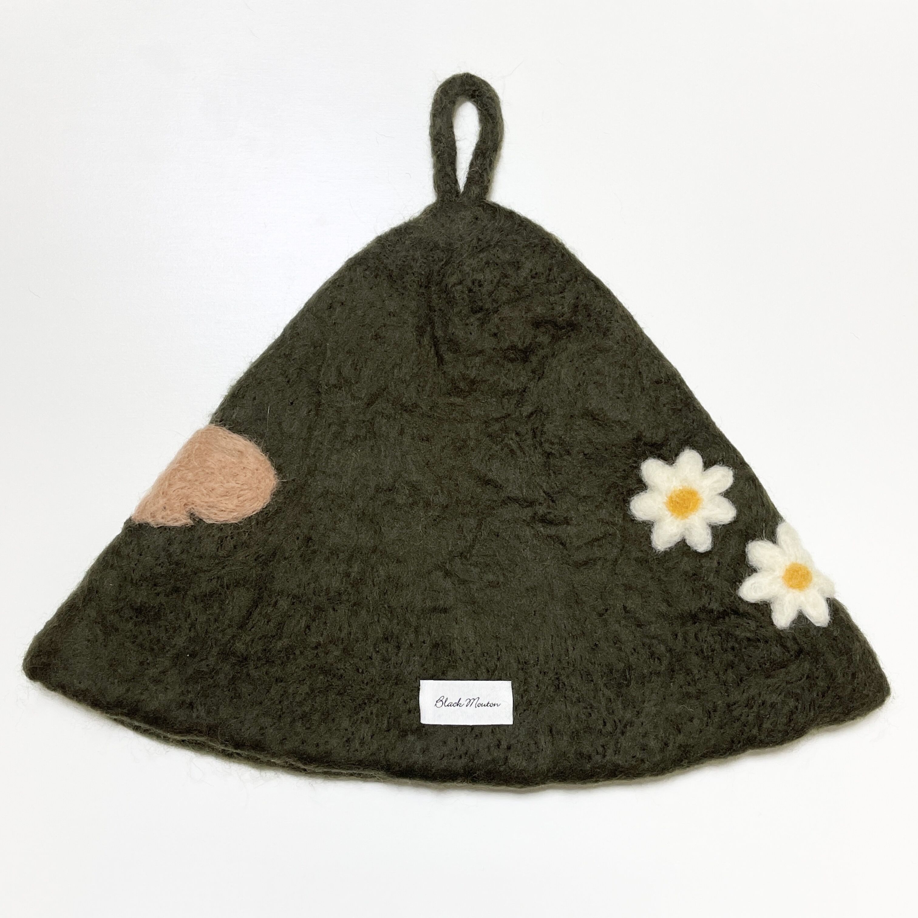 HOKUO サウナハット 新品　ブラック　フェルト original