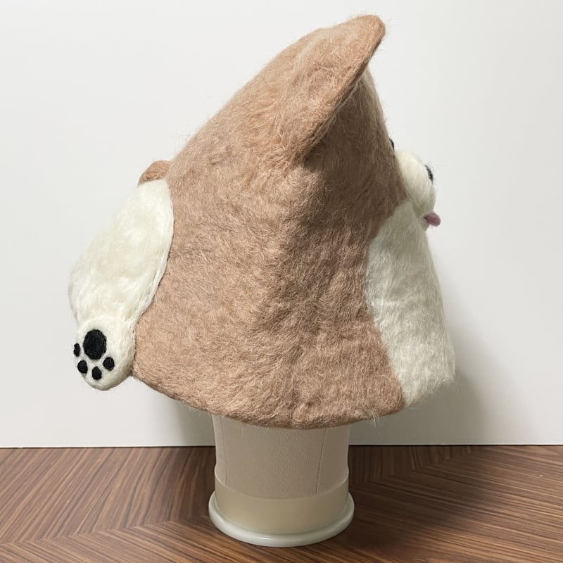 【未使用】伊勢丹限定　ブラックムートン　サウナハット　定価　17380円 未使用】伊勢丹限定 ブラックムートン サウナハット 定価 17380