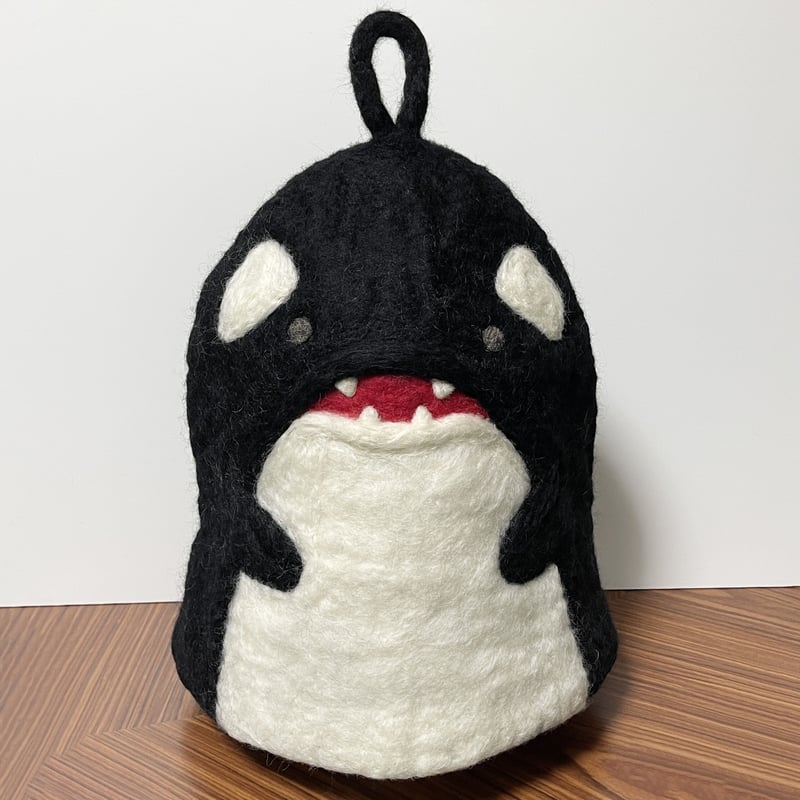 【未使用】伊勢丹限定　ブラックムートン　サウナハット　定価　17380円 未使用】伊勢丹限定ブラックムートンサウナハット定価17380円