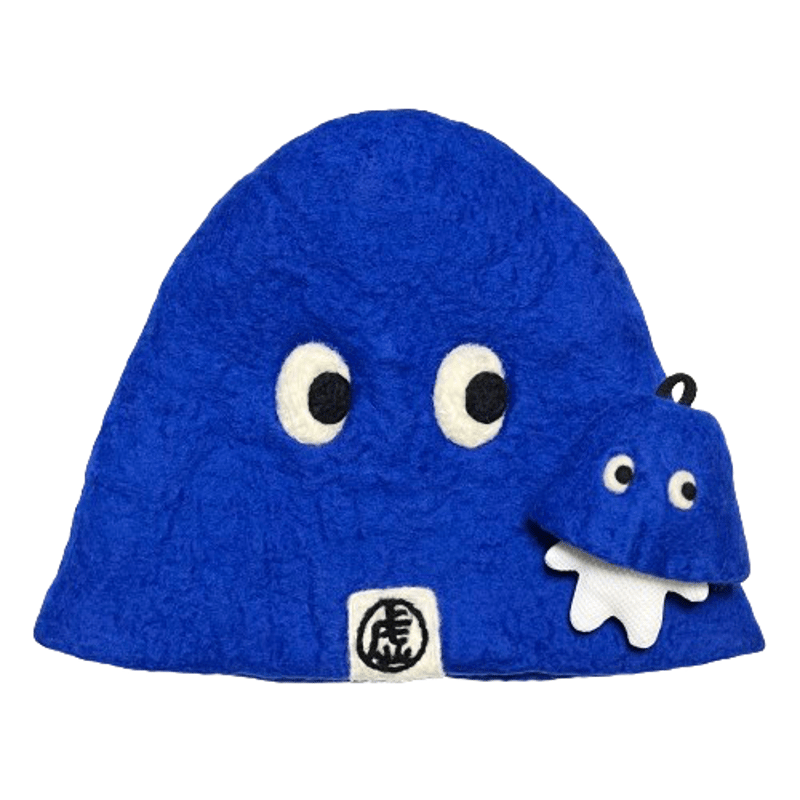 blackmouton felt > ミニハット付き 覆面サイズ フェルトサウナハット #