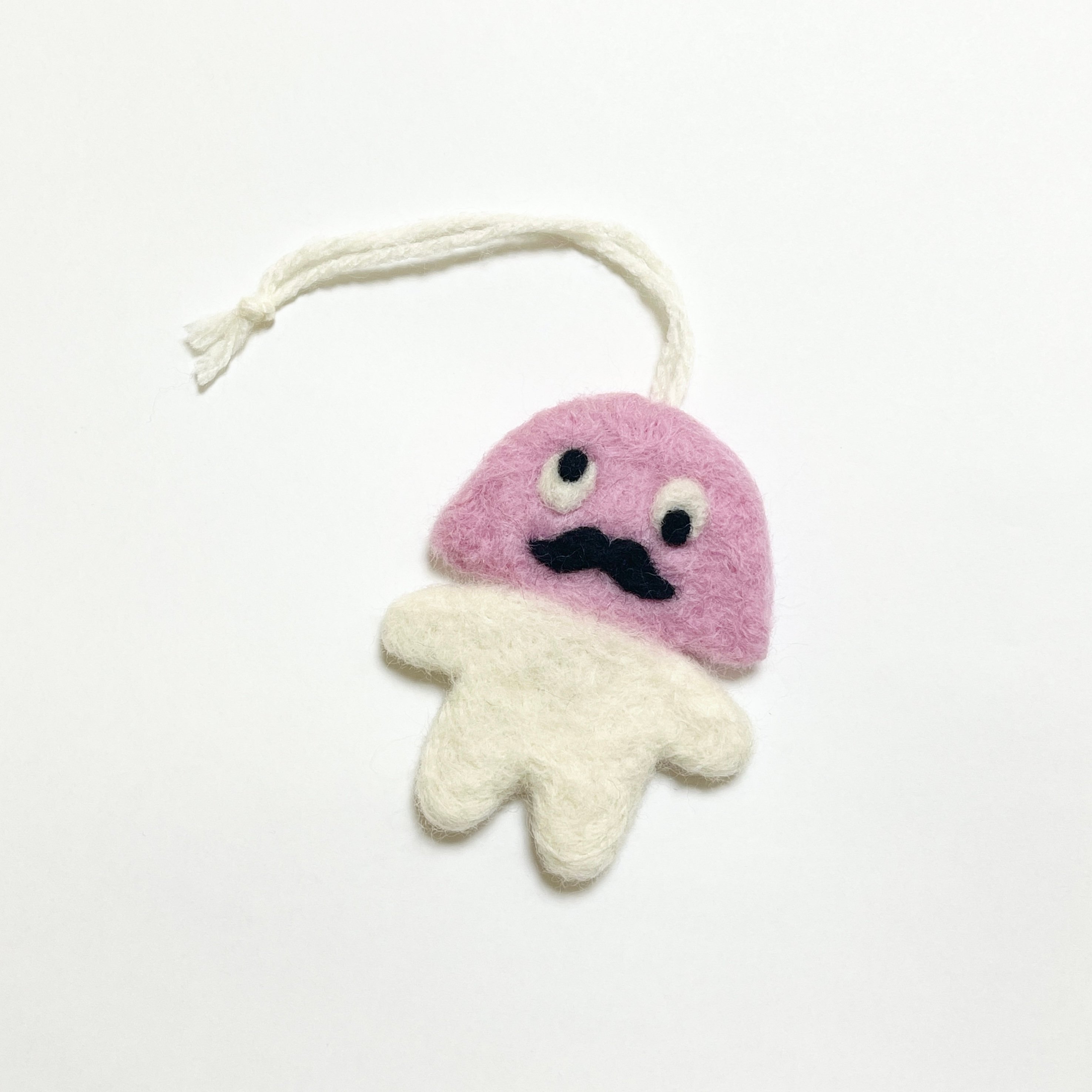 羊毛フェルトお人形　tiki blackmouton felt > 羊毛フェルト人形 ヒゲ君 | blackmouton