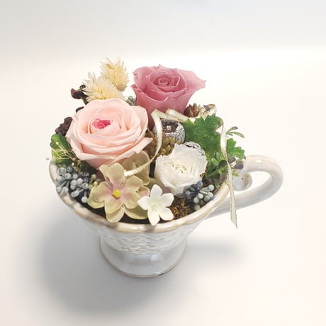 コーヒーカップのアレンジ