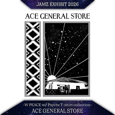 【ACE GENERAL STORE】Listen to the sound of the Earth turning II ＜White＞