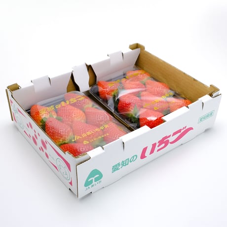 【愛知県安城市産】安城いちご『ゆめのか』 2パック入箱（7～12玉入・250g/平パック）
