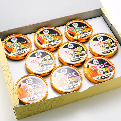 【特産加工品】特産品アイス（へきなん美人、イチジク、マイマイ米） 9個入【新商品】