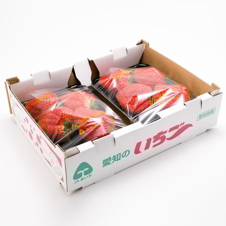 【愛知県安城市産】安城いちご『メガベリー』 2パック入箱（4～6玉入・250g/平パック）【3週間限定商品】