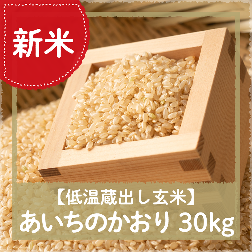 かおり　30キロ精米 あいちのかおり 米 お米 30kg 愛知県産 令和4年産 玄米（5kg