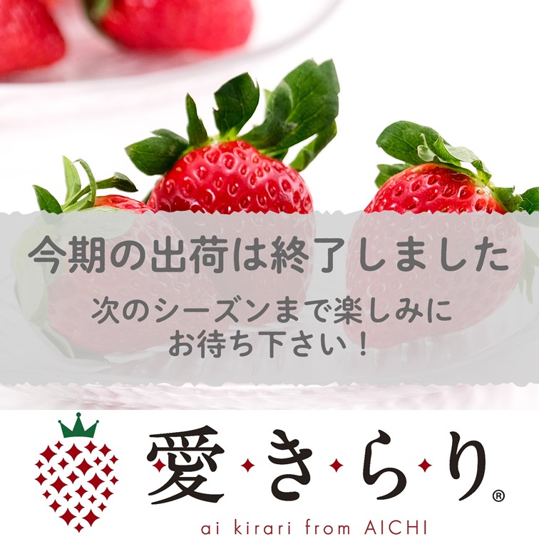 新商品】安城いちご『愛きらり』 2パック入箱（5～12玉入・250g/平