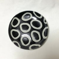 リングシリーズ　７寸皿　黒　3
