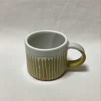 マカロンシリーズ　ショートマグカップ　からし色　2