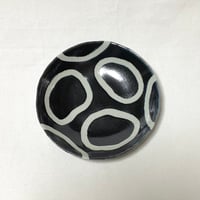 リングシリーズ　６寸皿　黒　2
