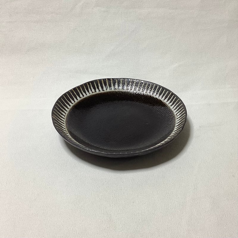 マカロンシリーズ 6寸皿 飴色 1 | 眞正陶房公式online shop