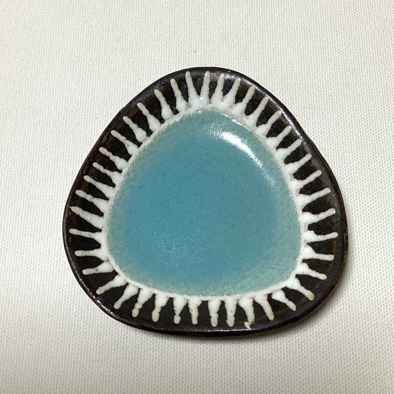 石木文さん　豆皿　2枚 マカロンシリーズ さんかく豆皿 スプリング 2 | 眞正陶房公式online shop