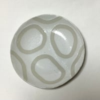 リングシリーズ　６寸皿　白マット　2