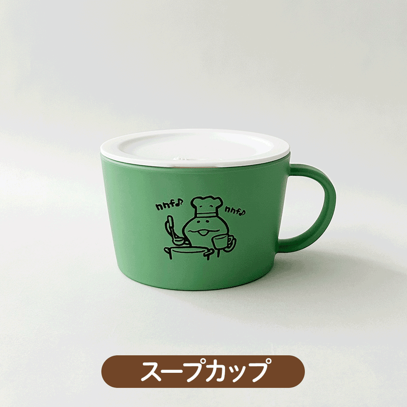 なめこのラウンドプレート＆スープカップ（2色セット） | BEEWORKS