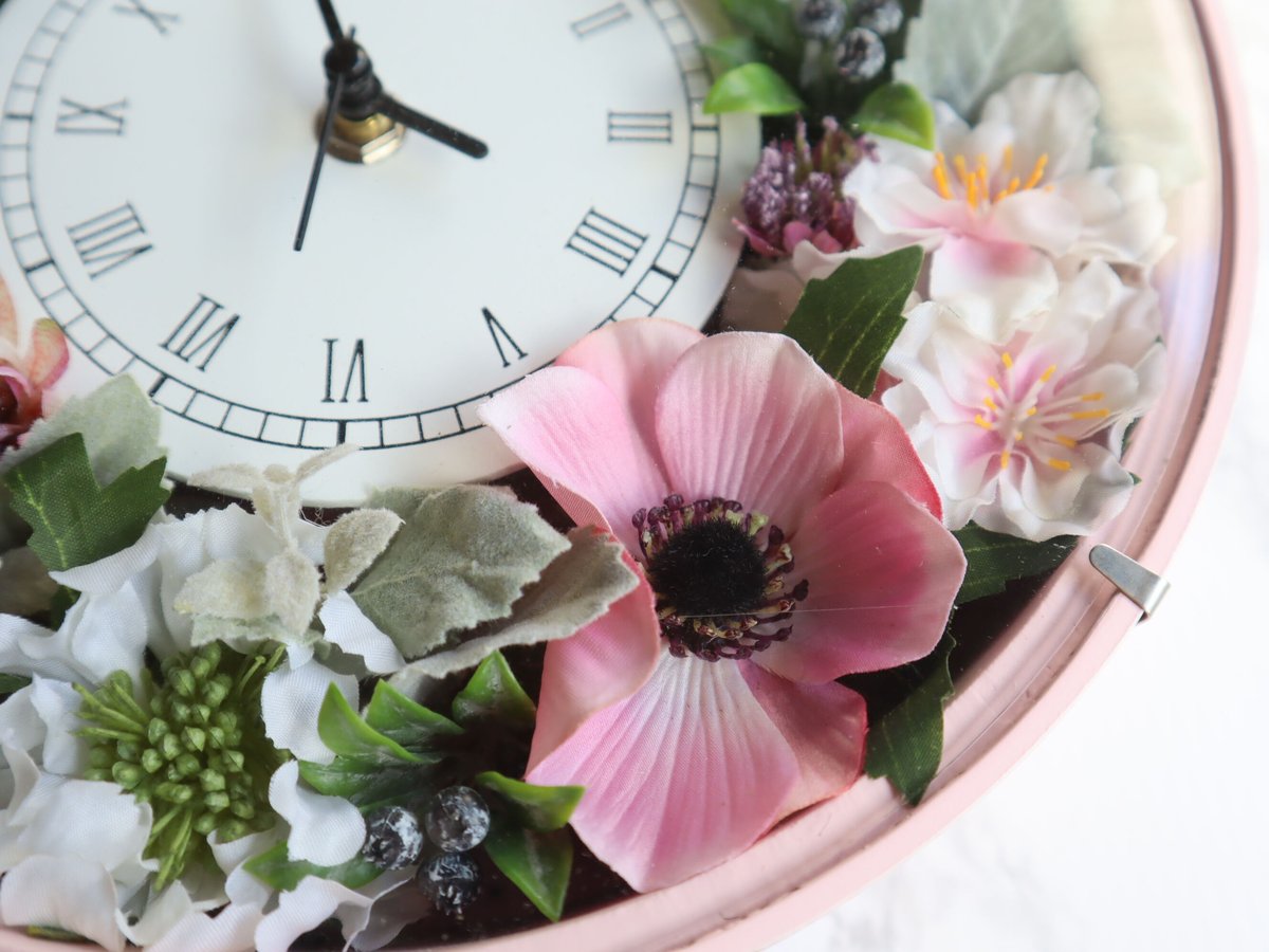 アーティフィシャルフラワーを使った花時計 | Rupinus STORE