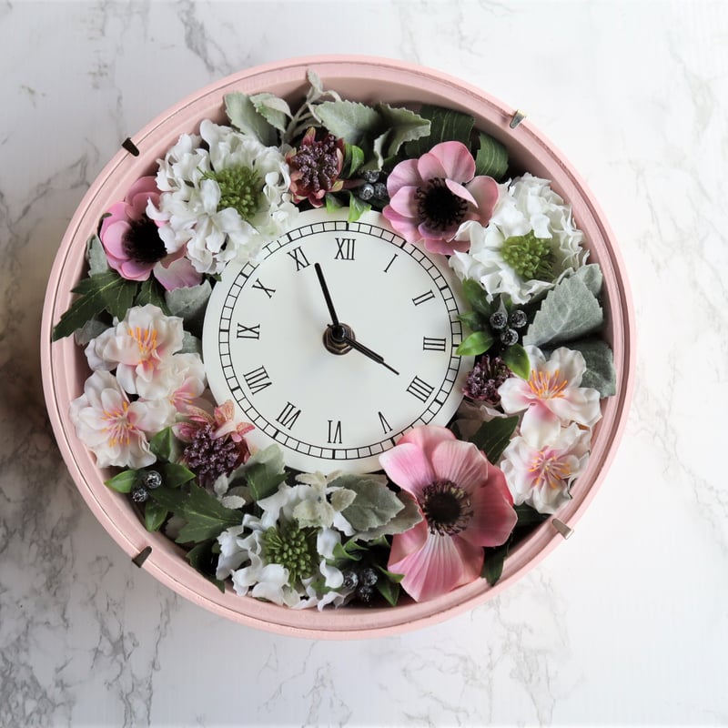 アーティフィシャルフラワーを使った花時計 | Rupinus STORE