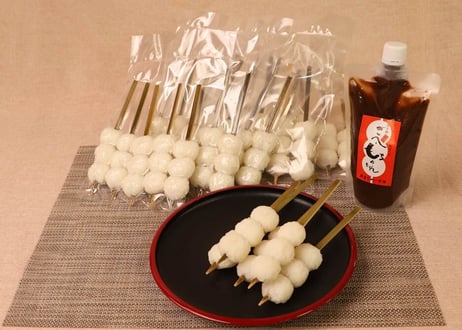 木曽ごへー本舗 ごへーもち白玉30本、ごへーもちのたれ350gセット