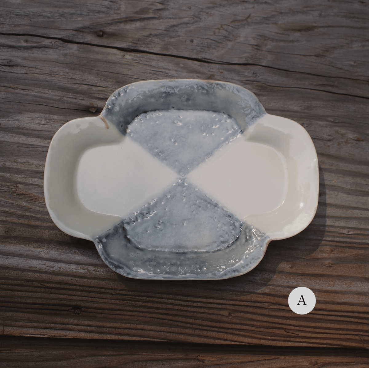 60. 染付木瓜皿A・B／三浦ナオコさん作 | STORE