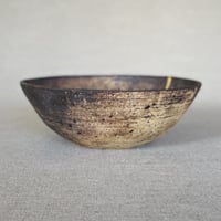 長野大輔　花器 長野大輔 粉引大鉢 w28.3 h10.5cm 秋色のグラデーション