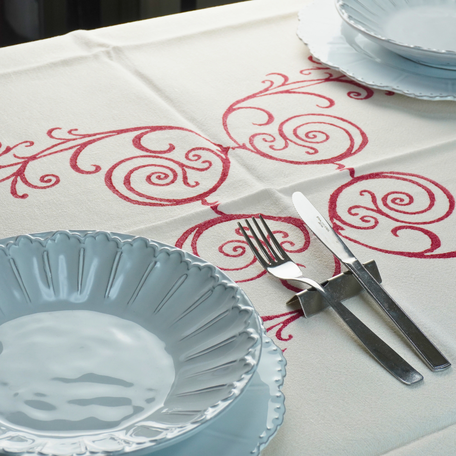 イタリア製テーブルクロス（120×120） | Pomod'oro