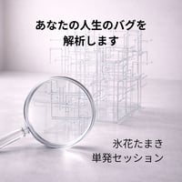 【ご新規様】氷花たまきの単発セッションであなたの人生のバグ解析