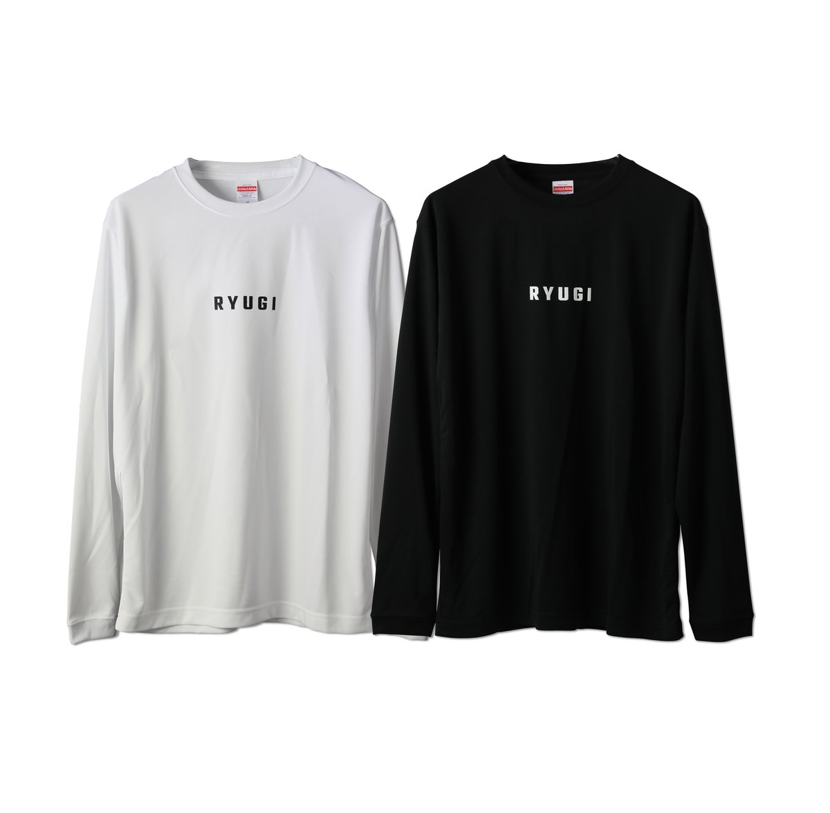RYUGI Dry long T-shirt 【WHITE , BLACK】