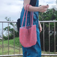 Swimmer_red×blue / beach bag