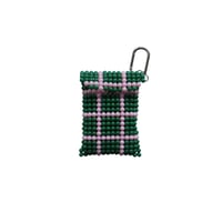 Poolside_green×pink / mini pouch