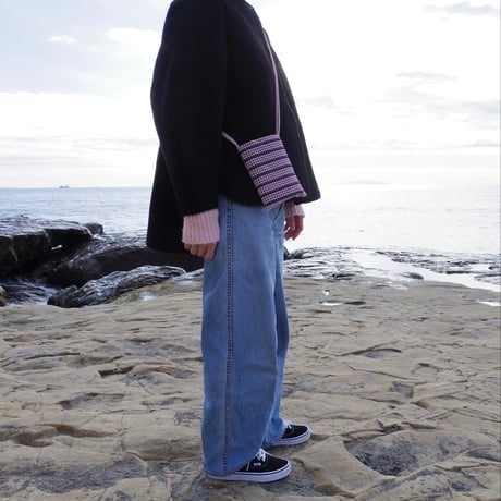 Journey_pink / phone shoulder bag