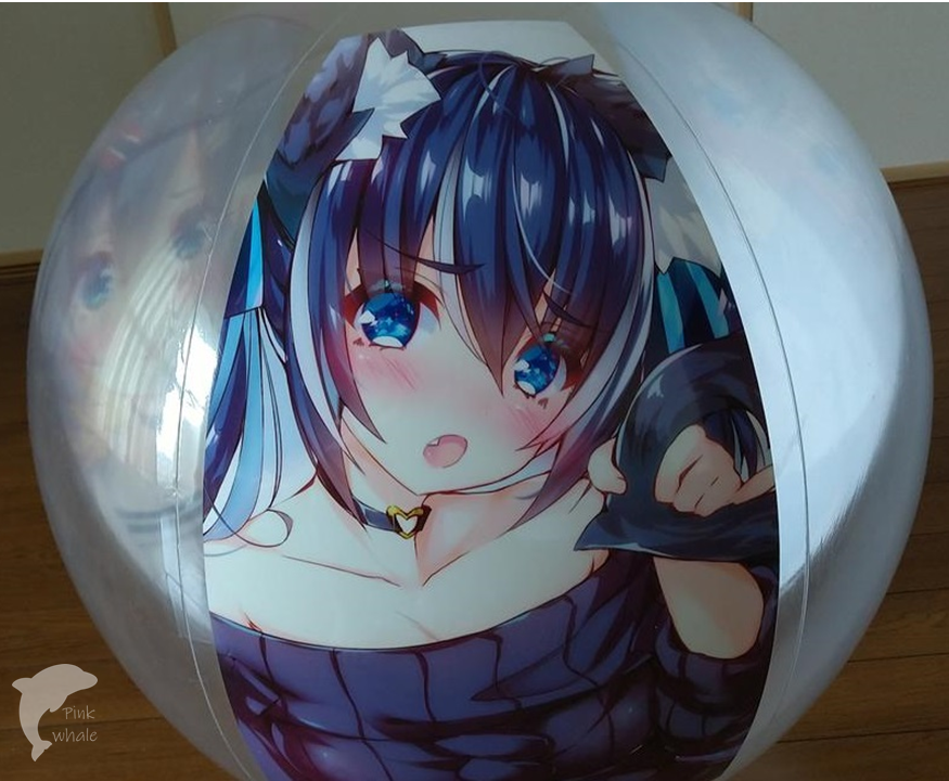 同人　ビーチボール　pinkwhale beachball Nekoko / ビーチボール ねここちゃん | PINKWHALE