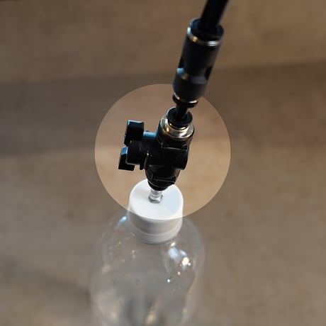 「eco・シリーズ」 Beeタン/スタンダードモデル 超炭酸水++(プラス2） 8.0気圧減圧弁付き/キャップ7個セット/減圧弁8-6接続キット付き