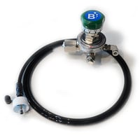 Beeタン/新型モデル 超炭酸水++(プラス2） 8.0気圧減圧弁付き/キャップ1個セット/減圧弁8-6接続キット付き