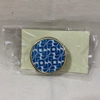 こぎん刺しピルケース青　No.428