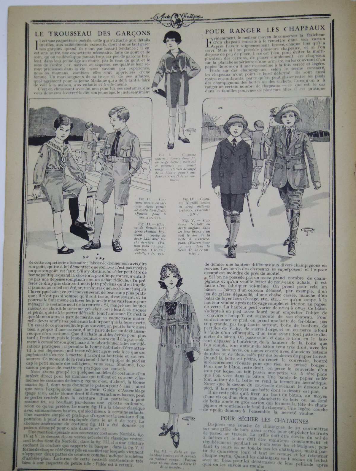 Mode Pratique】 フランスのファッション雑誌 1910's