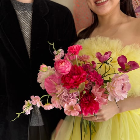 Artificial flower bouquet