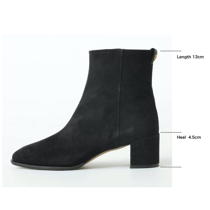 フリンジ付きブラックスエードブーツ フリンジデザインショートブーツ（ブーツ）｜STYLEBLOCK（スタイル