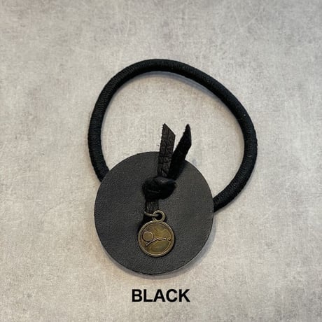 gr.オリジナルレザーヘアゴム／本革ハンドメイド／日本製